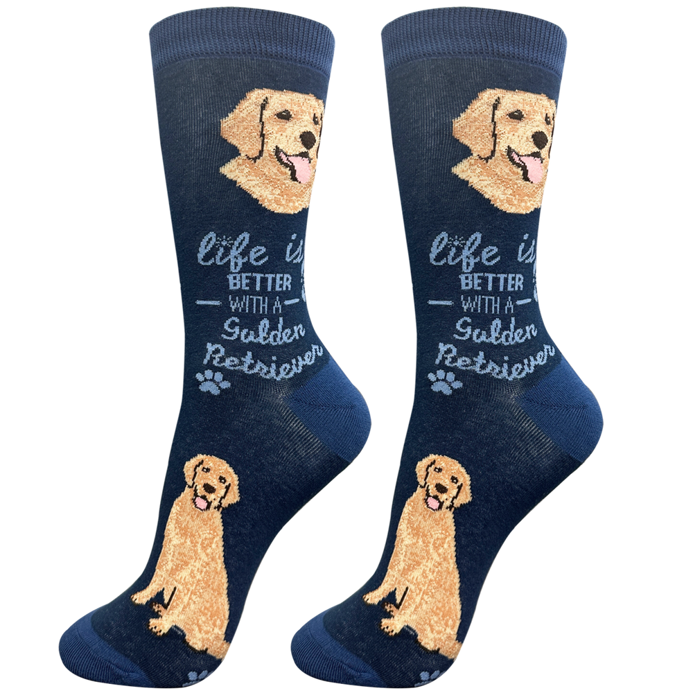 
                      
                        Life is Better With a Golden Retriever Dog Socks
                      
                    