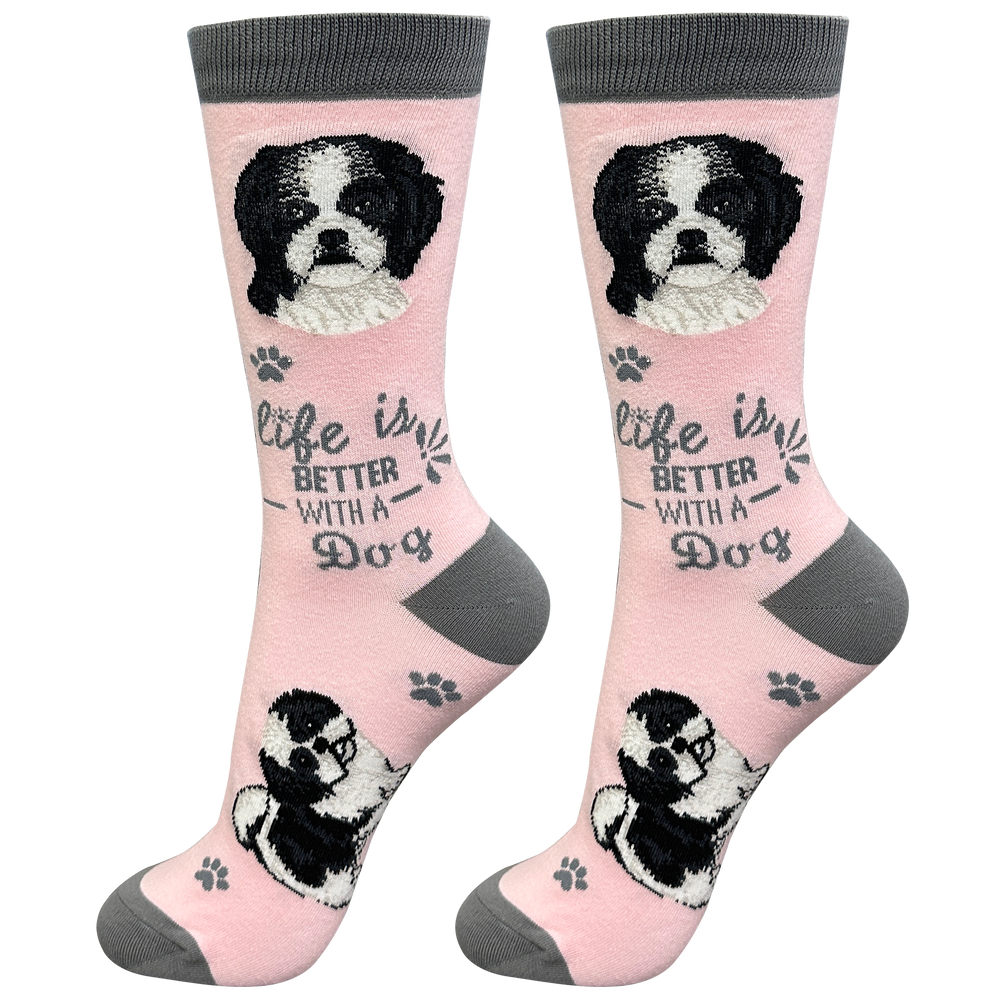 
                      
                        Black Shih Tzu Dog Socks
                      
                    