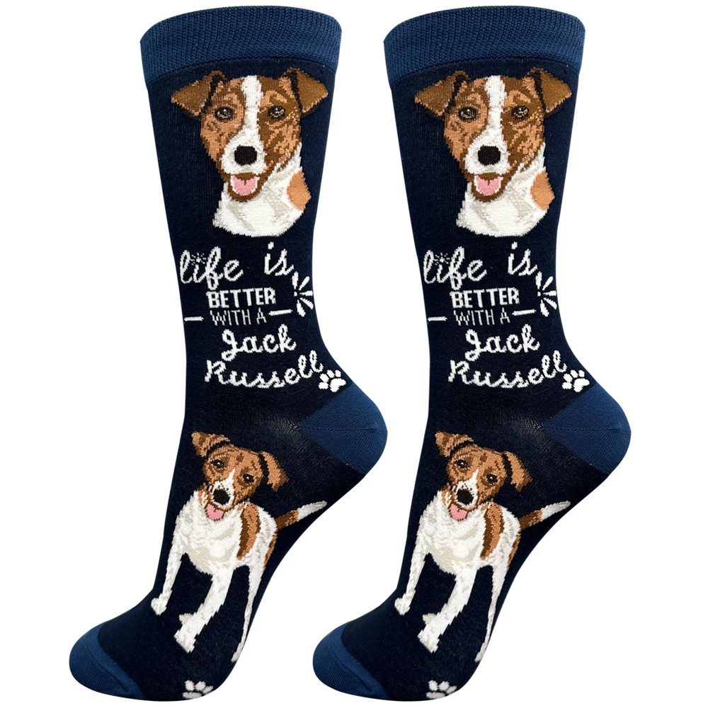 Life is Better With a Jack Russell Dog Socks