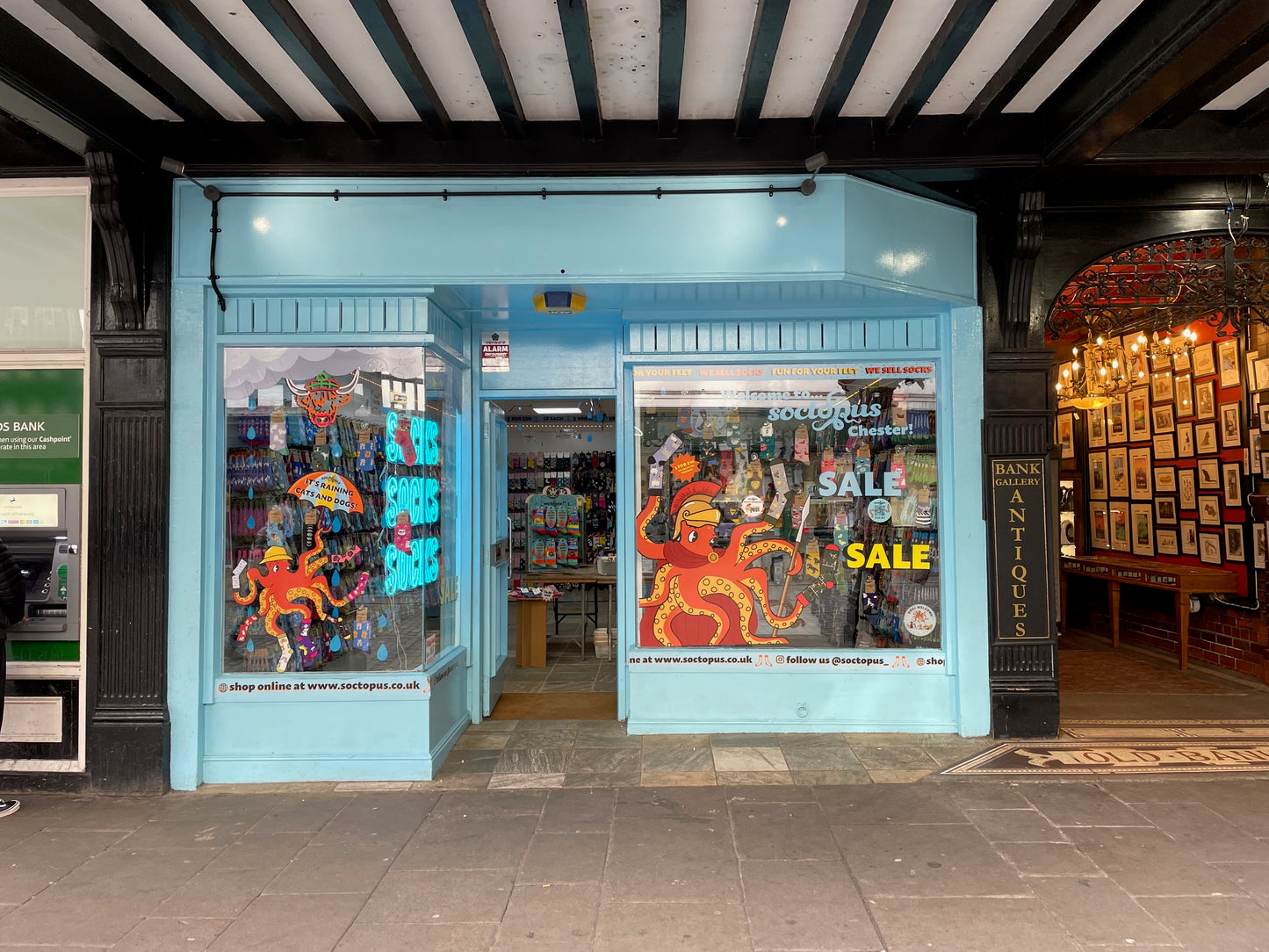 Soctopus Shop Front - Chester