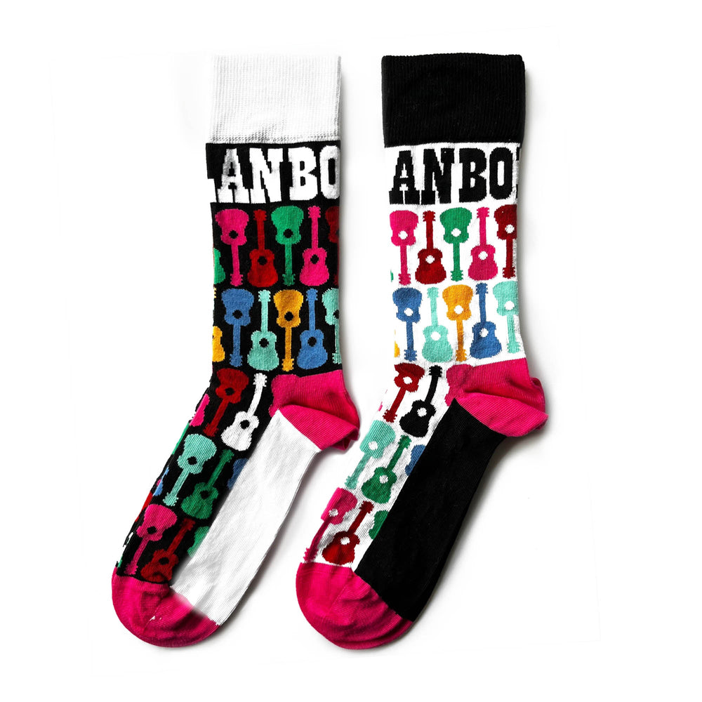 Bob Dylan Guitar Print Socks