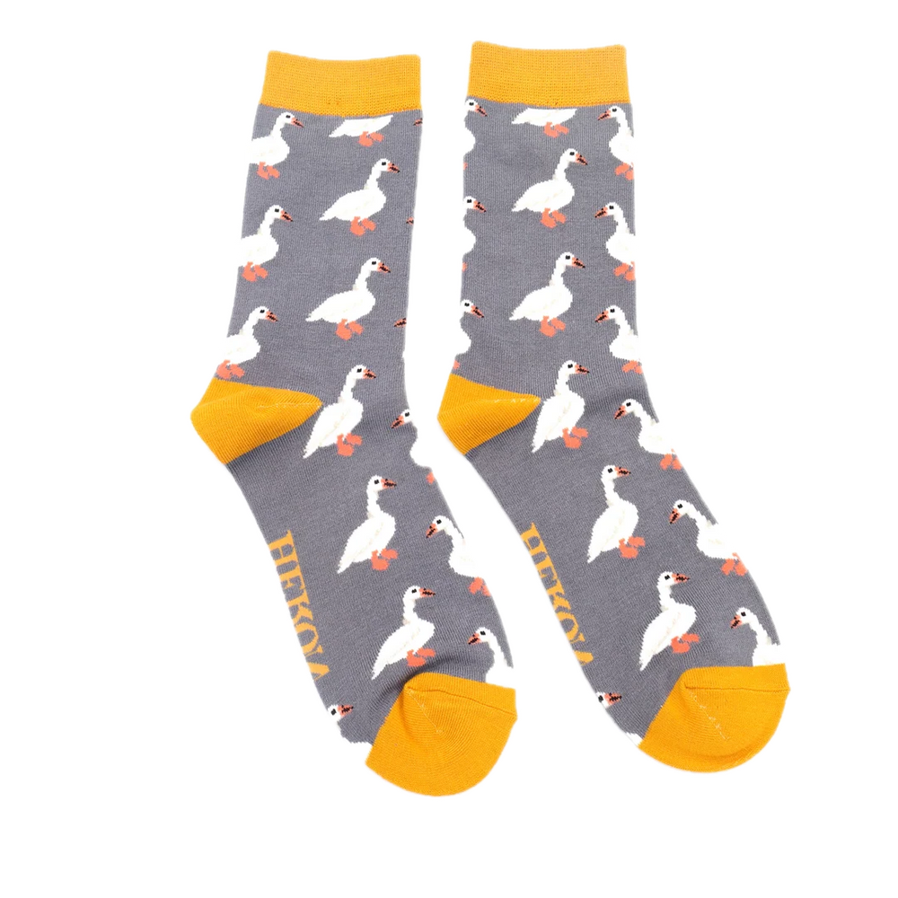 
                      
                        White Ducks Bamboo Socks - Miss Sparrow
                      
                    