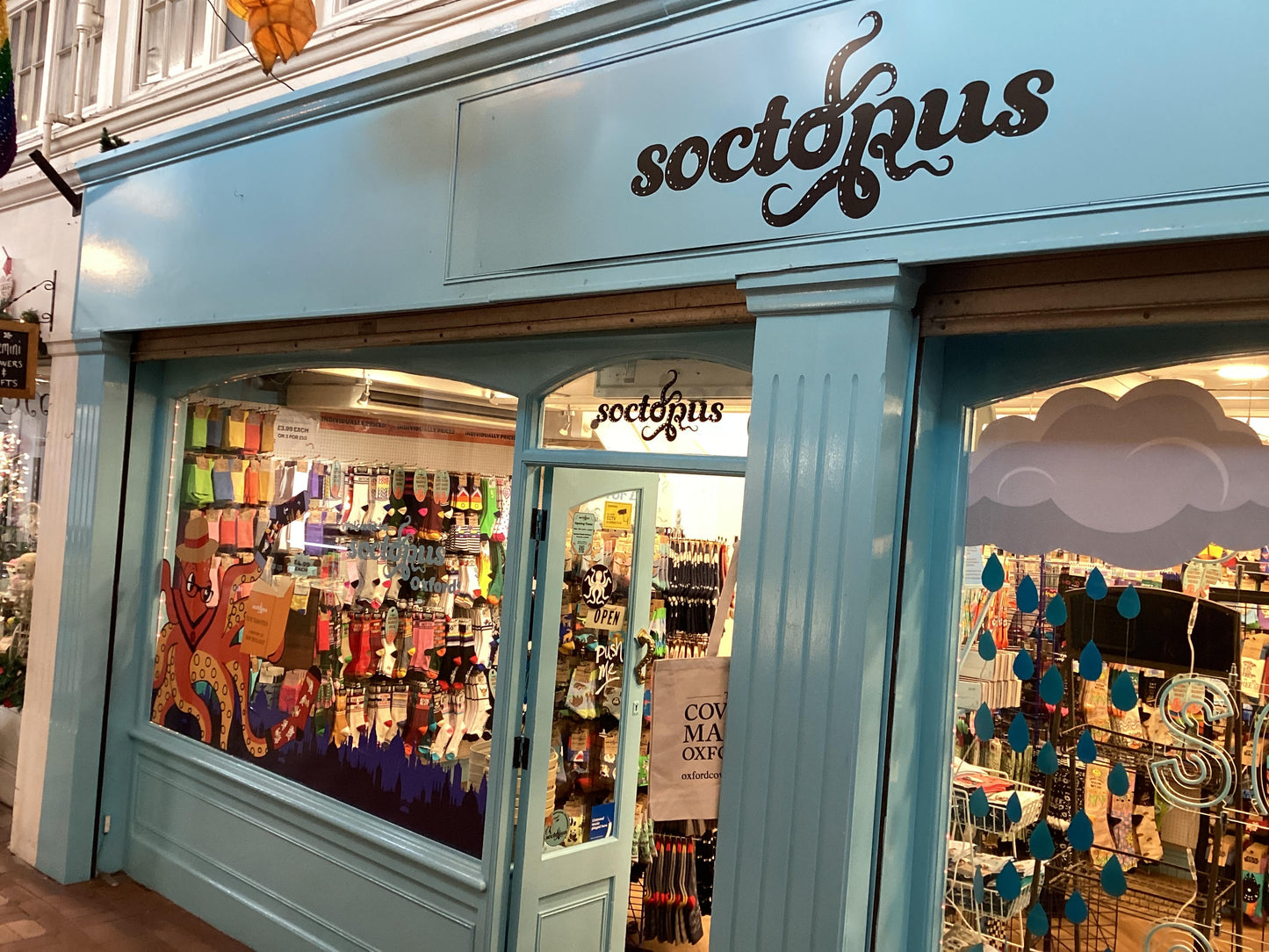 Soctopus shop front - Oxford covered market