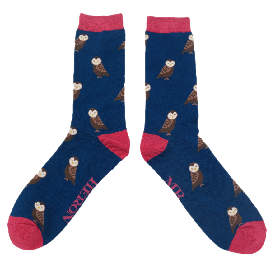 Cute Owls Bamboo Socks - Miss Sparrow